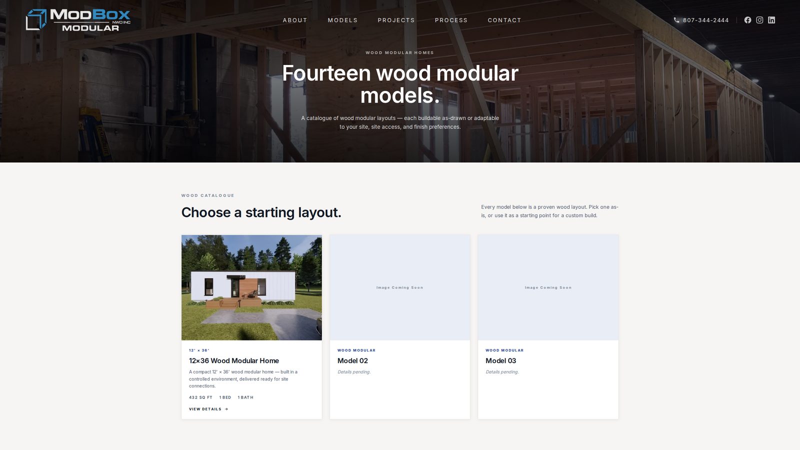 Model detail — framing approach, finish standards, typical use cases, and how to choose.