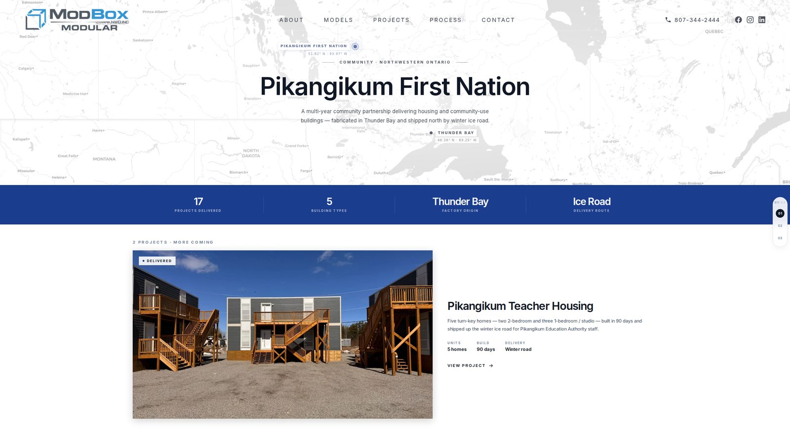 Community deep-dive — e.g. the Pikangikum fitness centre and teacher housing.